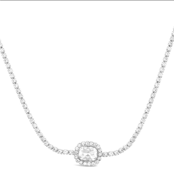 Bittersweet Fashion Silver Tone Rhinestone Choker ✨ - Picture 2 of 5